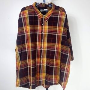 SOLD Raider Jean Co Plaid Shirt Cotton Men's 6XL